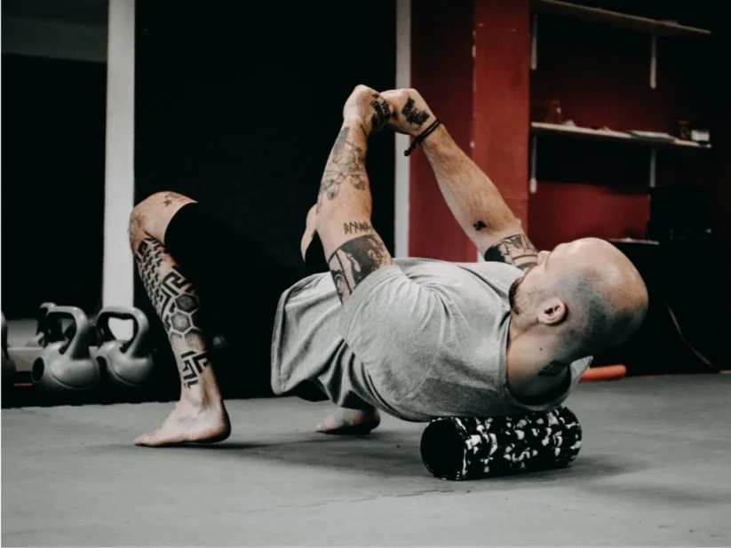 Kine-MAX Professional Massage Foam Roller - masážní válec - Barva: Černá