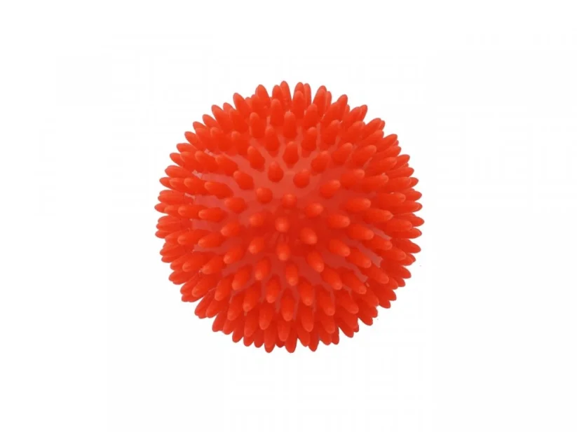 Kine-MAX Pro-Hedgehog Massage Ball - masážní míček ježek 6cm - Barva: Červená