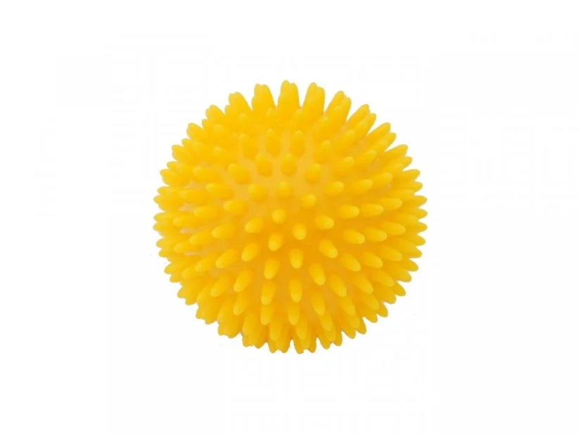 Kine-MAX Pro-Hedgehog Massage Ball - masážní míček ježek 6cm - Barva: Žlutá